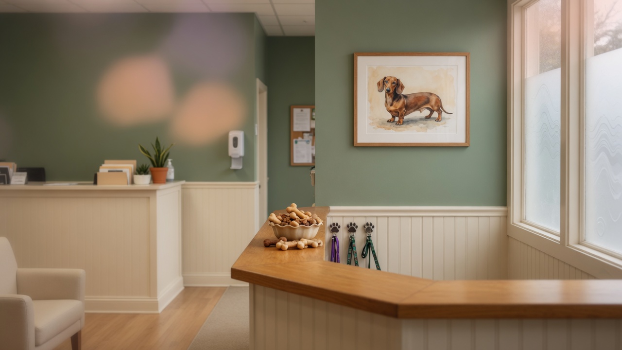 Paws Only clinic reception lobby