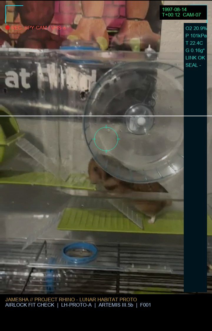 Agent Rhino habitat trial frame