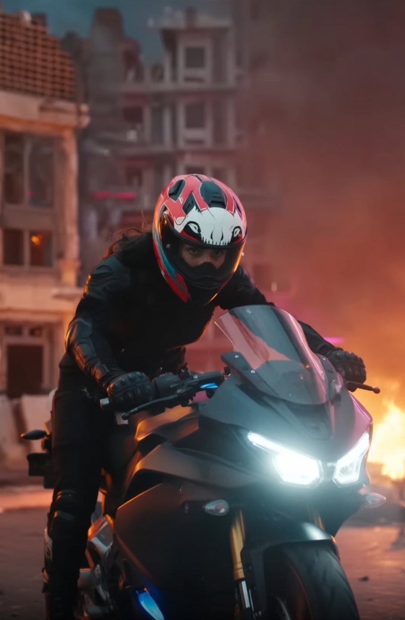 Night Shade bike action supporting unit